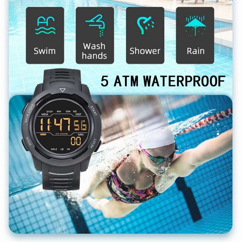 Discount code for 52% discount 14 59 Outdoor Sports Watch Digital Wrist Watch free shipping at Cafago