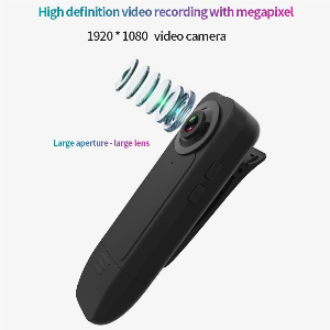 Discount code for 52% discount 17 29 1080P Mini Body Camera with Audio Clip-on Video Recorder free shipping at Cafago