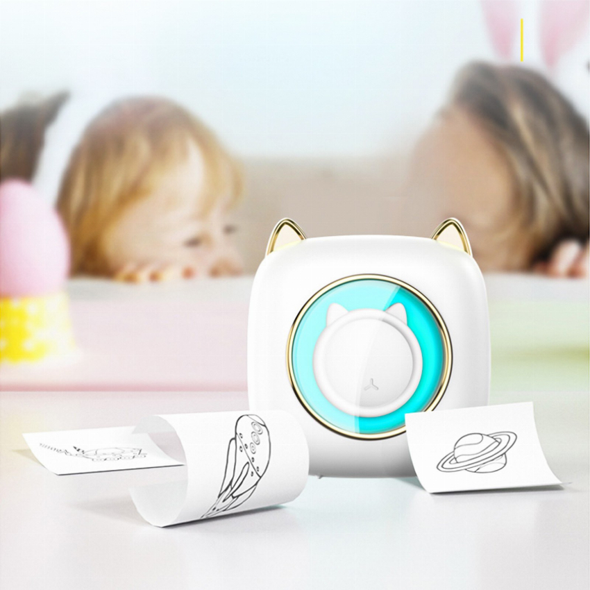 Discount code for 53% discount 18 23 Mini Pocket Printer with 1 Roll Thermal Paper free shipping at Cafago