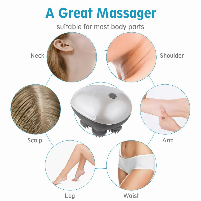 Discount code for 53% discount 19 19 Electric Head Massagers Cordless Hair Scalp Massager free shipping at Cafago