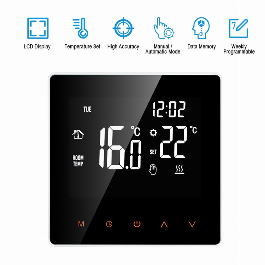 Discount code for 53% discount 19 19 Smart Thermostat Digital Temperature Controller free shipping at Cafago