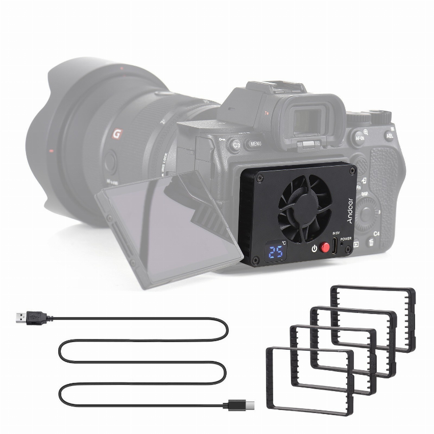 Discount code for 54% discount 27 89 Andoer FS-04A Camera Cooling Fan free shipping at Cafago