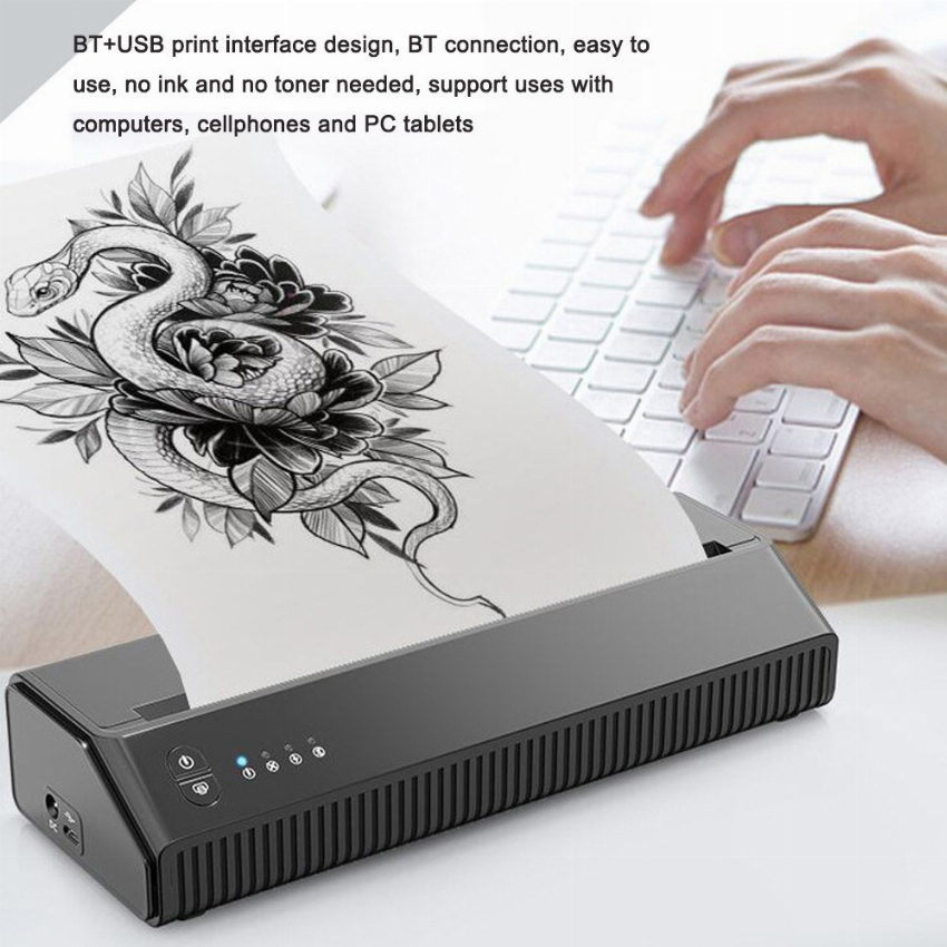 Discount code for 54% discount 124 79 B BT Tattoos Stencil Transfer Machine free shipping at Cafago