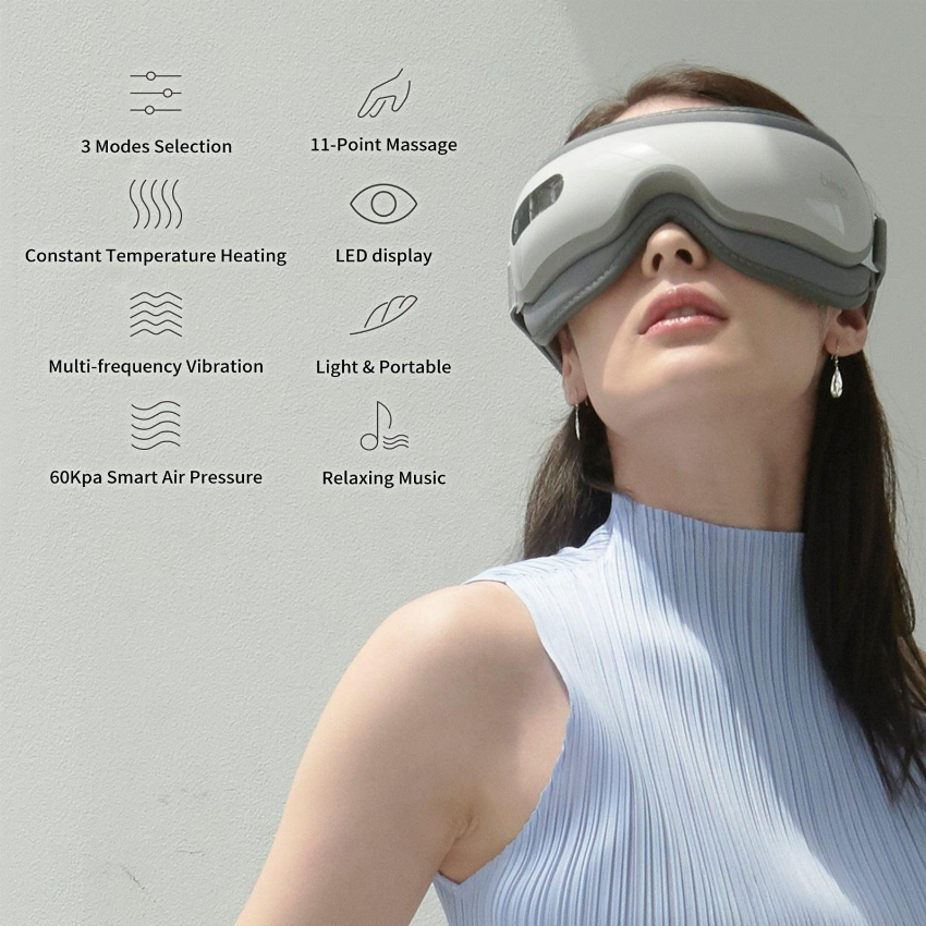 Discount code for 54% discount 46 49 Breo isee-16 Smart Airbag Eye Acupoint Massager free shippihng at Cafago