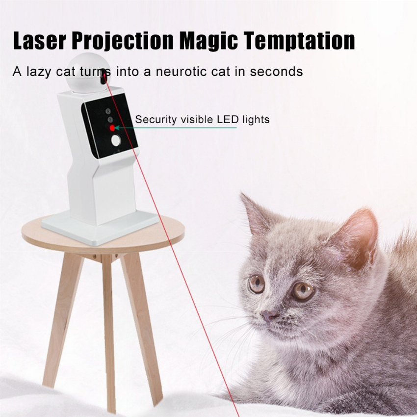 Discount code for 55% discount 16 29 Cat Laser Toy Robot Interactive Laser Pointer free shipping at Cafago