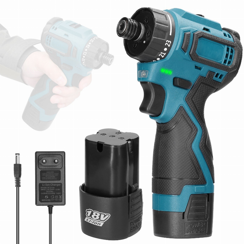 Discount code for 55% discount 30 19 18V Brushless Lithium Electric Screwdriver free shipping at Cafago