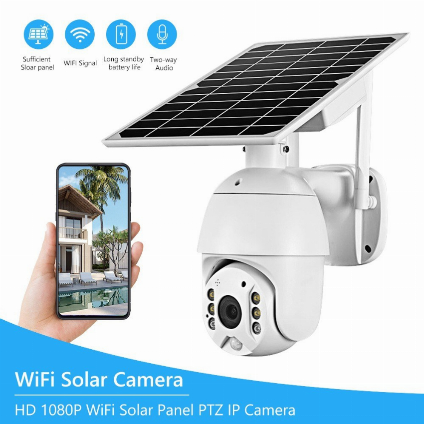 Discount code for 55% discount 79 97 1080P Wireless Solar Panel Security Camera free shipping at Cafago