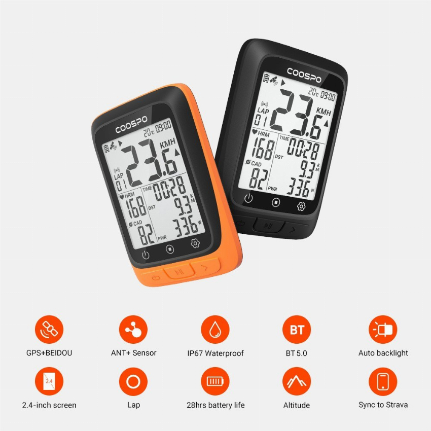 Discount code for 56% discount 30 99 COOSPO BC107 Bike Computer free shipping at Cafago