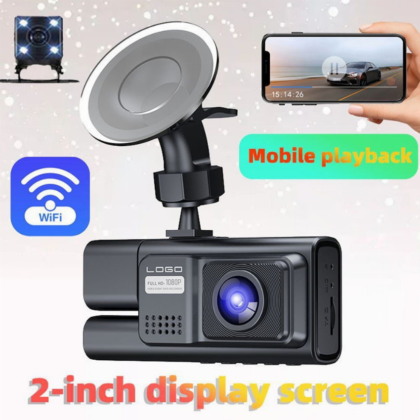 Discount code for 57% discount 26 03 3 Cameras Dash Cam Parking Monitoring free shipping at Cafago