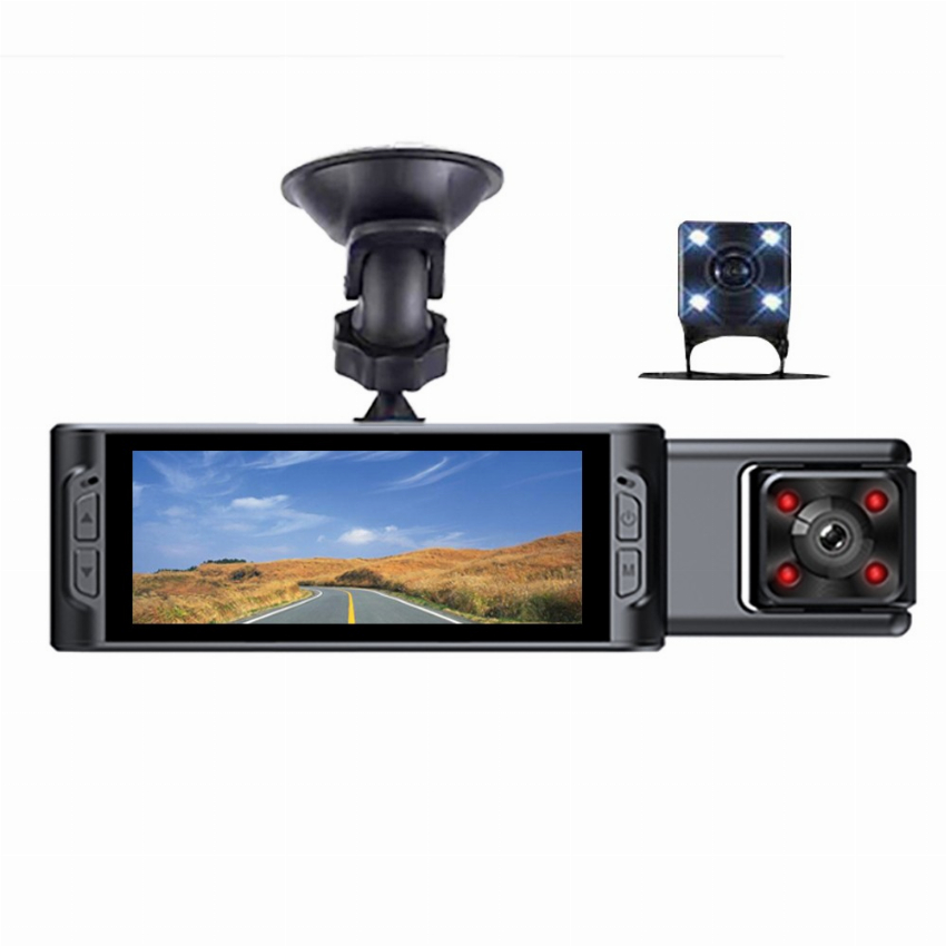 Discount code for 57% discount 26 03 3 Cameras Dash Cam free shipping at Cafago