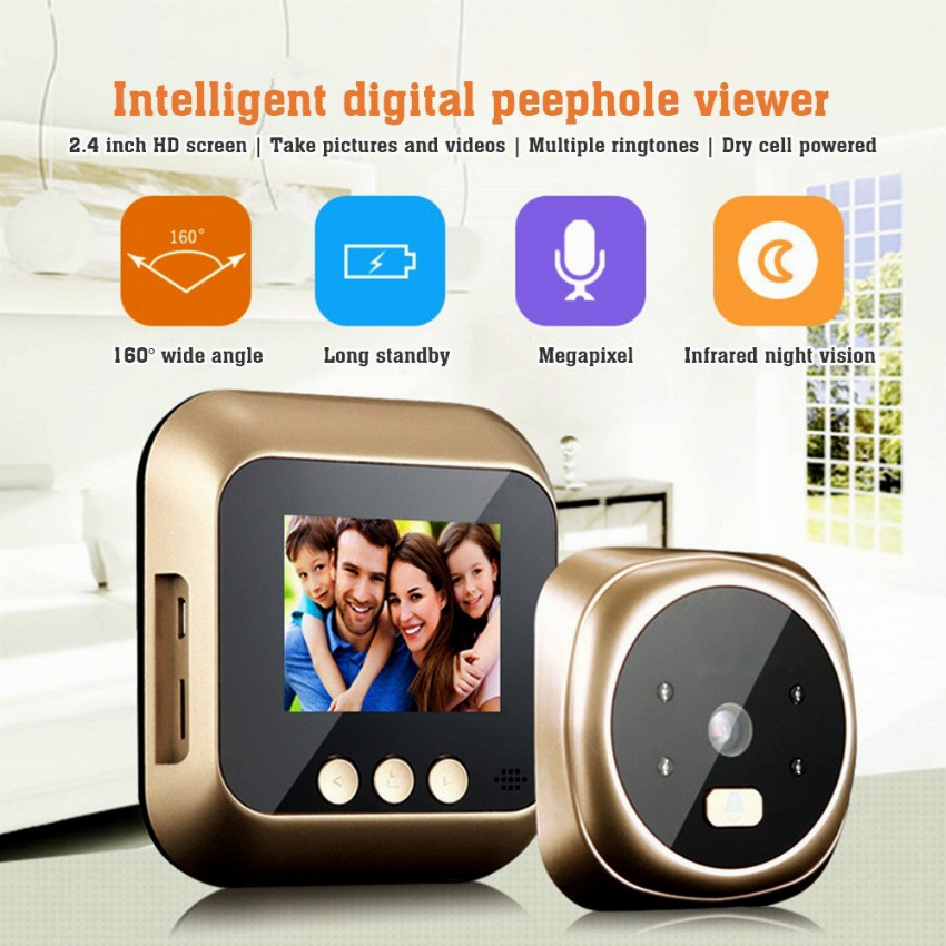Discount code for 57% discount 25 10 WiFi Doorbell Door Viewer Camera free shipping at Cafago