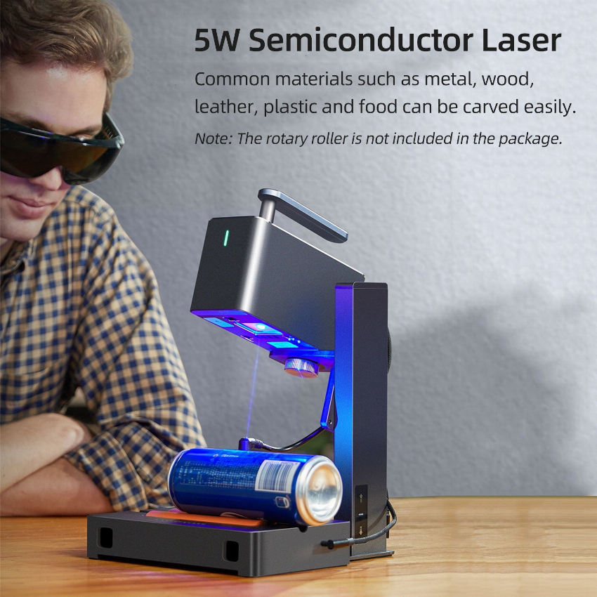 Discount code for 57% discount 695 64 Laserpecker 2 Basic Version 5W semiconductor laser free shipping at Cafago