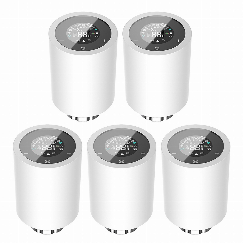 Discount code for 57% discount 95 99 Thermostatic Radiator Valve Smart Radiator Valve- 5 Pack free shipping at Cafago