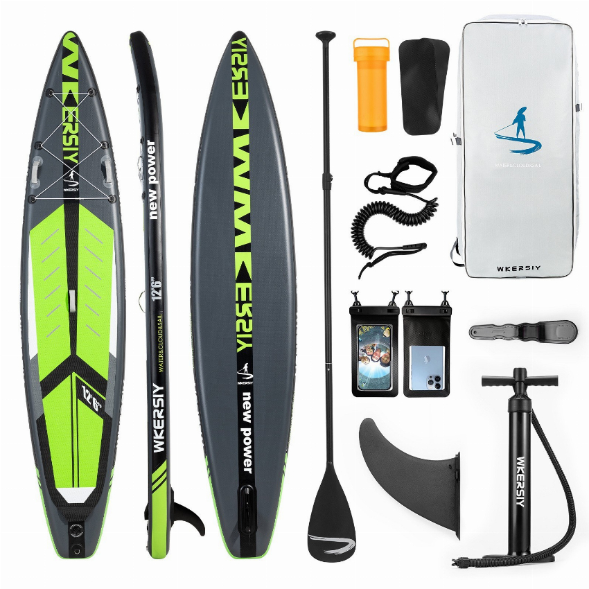 Discount code for 56% discount 179 99 WKERSIY 3 8M Inflatable Stand Up Paddle Board at Cafago