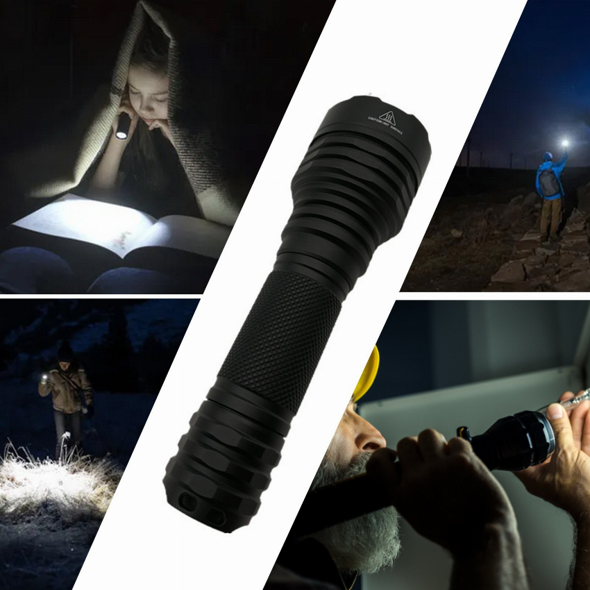 Discount code for 58% discount 19 52 6500K LED Flashlights Strong Light Flashlight free shipping at Cafago