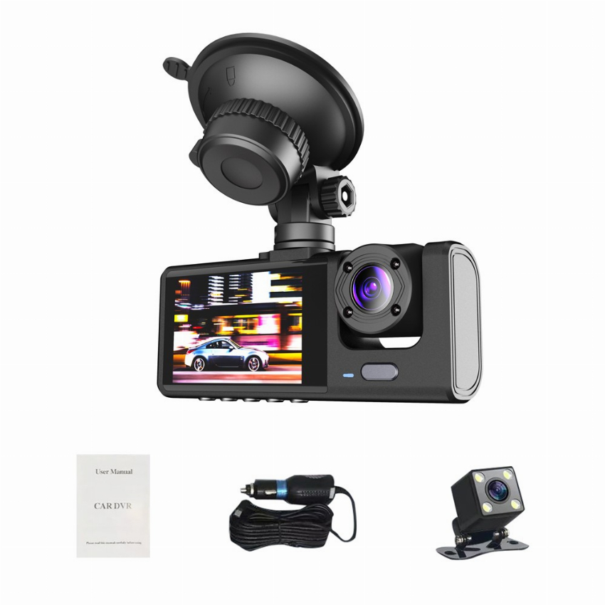 Discount code for 58% discount 25 91 1080P DVR Dash Camera Front and Rear Camera free shipping at Cafago