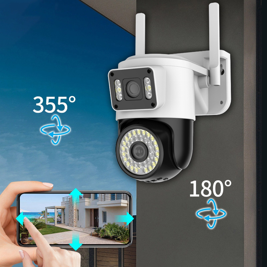 Discount code for 58% discount 42 77 2 4G 5GHz WiFi Security Camera free shipping at Cafago