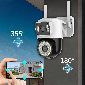 Discount code for 58% discount 42 77 2 4G 5GHz WiFi Security Camera free shipping at Cafago