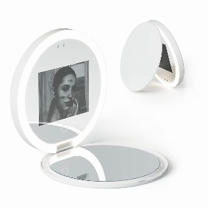 Discount code for 58% discount 46 49 WOOWEL Travel Compact Mirror with UV Camera free shipping at Cafago