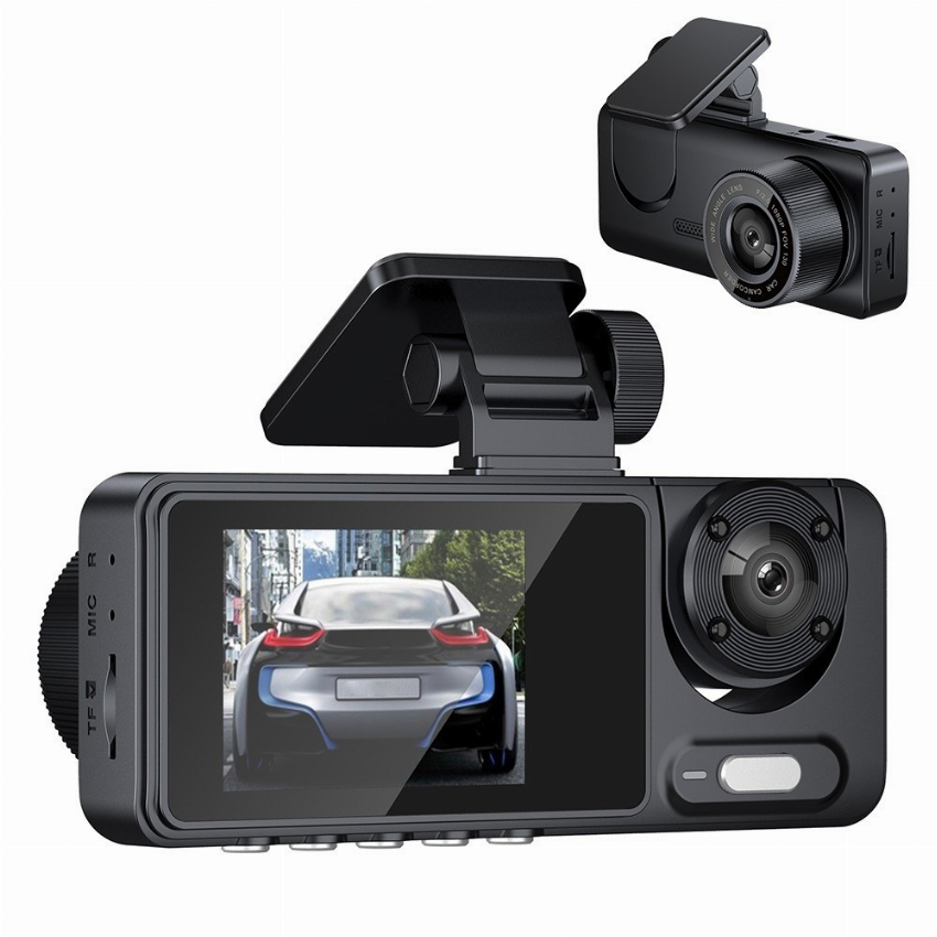 Discount code for 59% discount 22 31 3 Cameras Dash Cam free shipping at Cafago