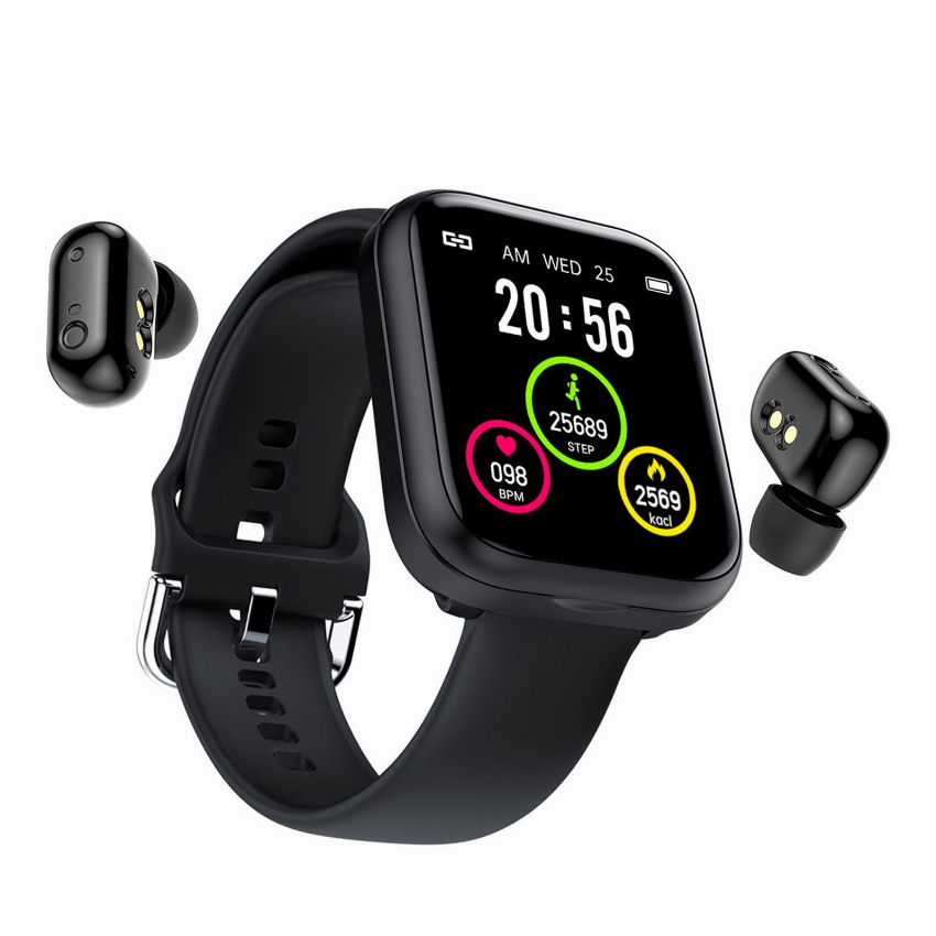 Discount code for 60% discount 33 85 X8 2 in 1 Smart Bracelet with Wireless Earbuds free shipping at Cafago