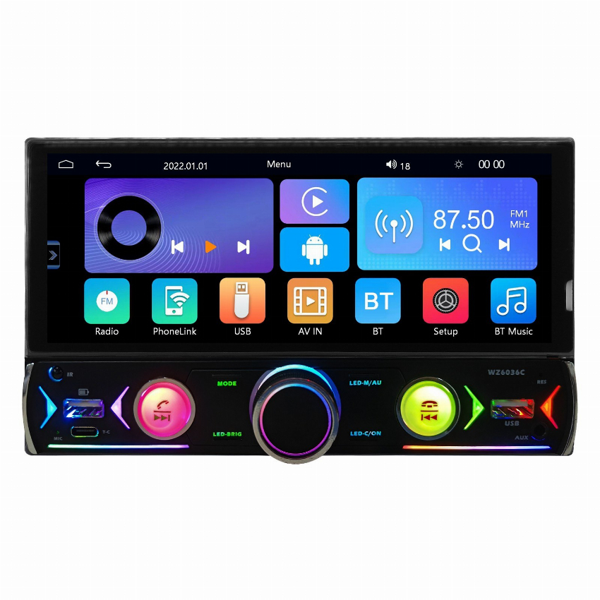 Discount code for 60% discount 46 49 6 86 Inch Car Stereo BT MP5 Player free shipping at Cafago