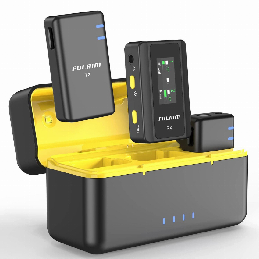 Discount code for 60% discount 102 29 FULAIM Wireless Lavalier Microphone System free shipping at Cafago