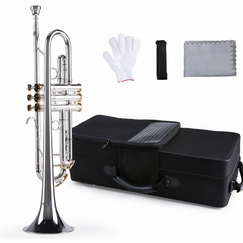 Discount code for 60% discount 139 49 ammoon Prefessional Bb Trumpet Brass free shipping at Cafago