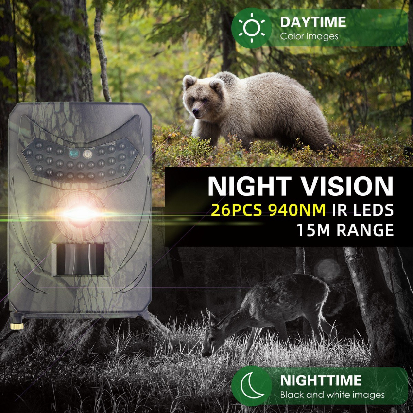 Discount code for 60% discount 22 99 20MP 1080P Wildlife Hunting Trail and Game Camera free shipping at Cafago