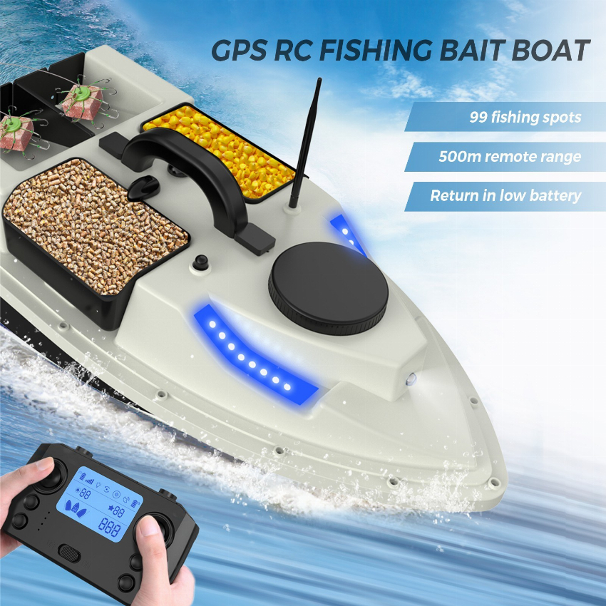 Discount code for 61% discount 102 99 99 Positioning Points GPS RC Bait Boat at Cafago