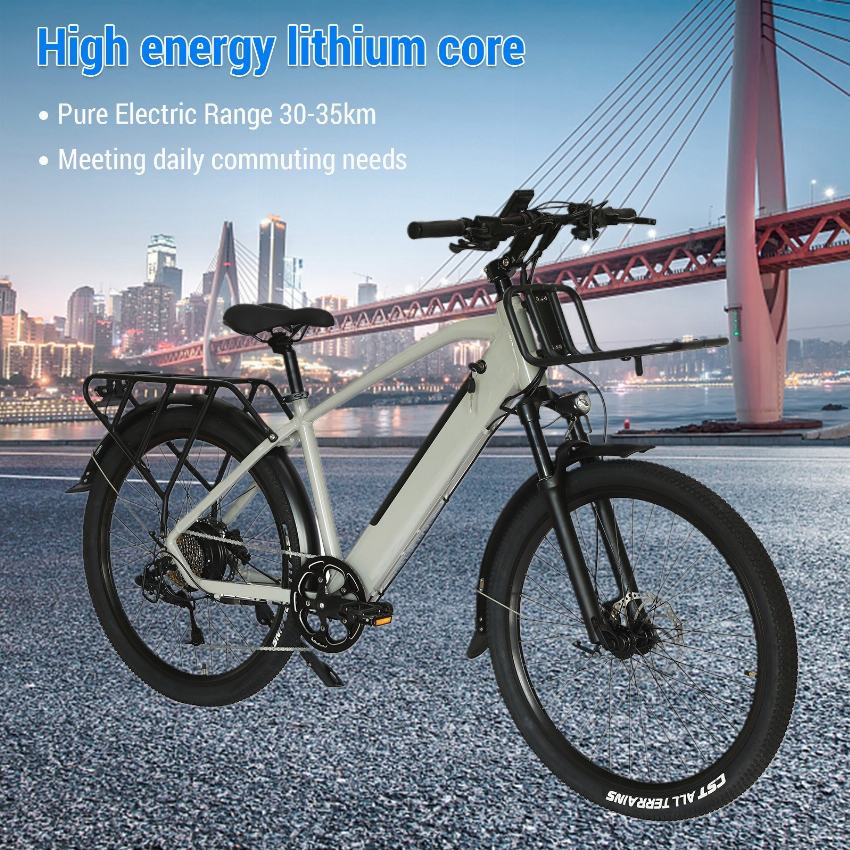 Discount code for 61% discount 799 99 27 5 Inch City Commuter Electric Bike free shipping at Cafago