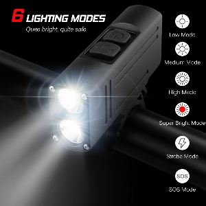 Discount code for 64% discount Clearance 10 99 Bike Light B Rechargeable IP68 Water Resistant free shipping at Cafago