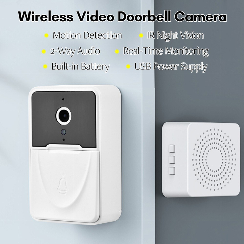 Discount code for 68% discount 14 39 Wireless Video Doorbell Camera free shipping at Cafago