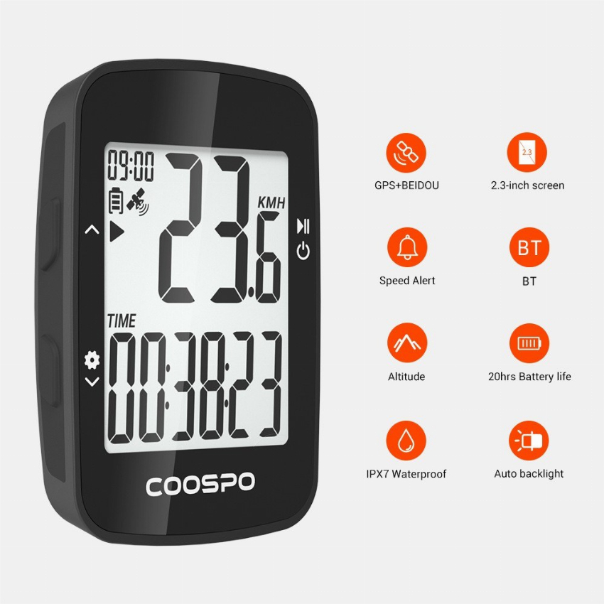 Discount code for 69% discount 21 99 COOSPO BC26 Bike GPS Computer free shipping at Cafago