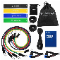 Discount code for 75% discount 18 99 TOMSHOO 17Pcs Resistance Bands Set free shipping at Cafago