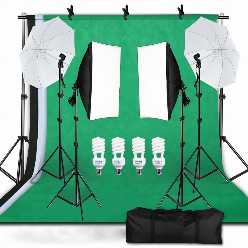 Discount code for 81% discount 76 99 Andoer Studio Photography Light Kit free Shipping at Cafago