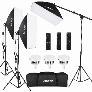 Discount code for 87% discount 75 99 Andoer Studio Photography Light Kit free shipping at Cafago