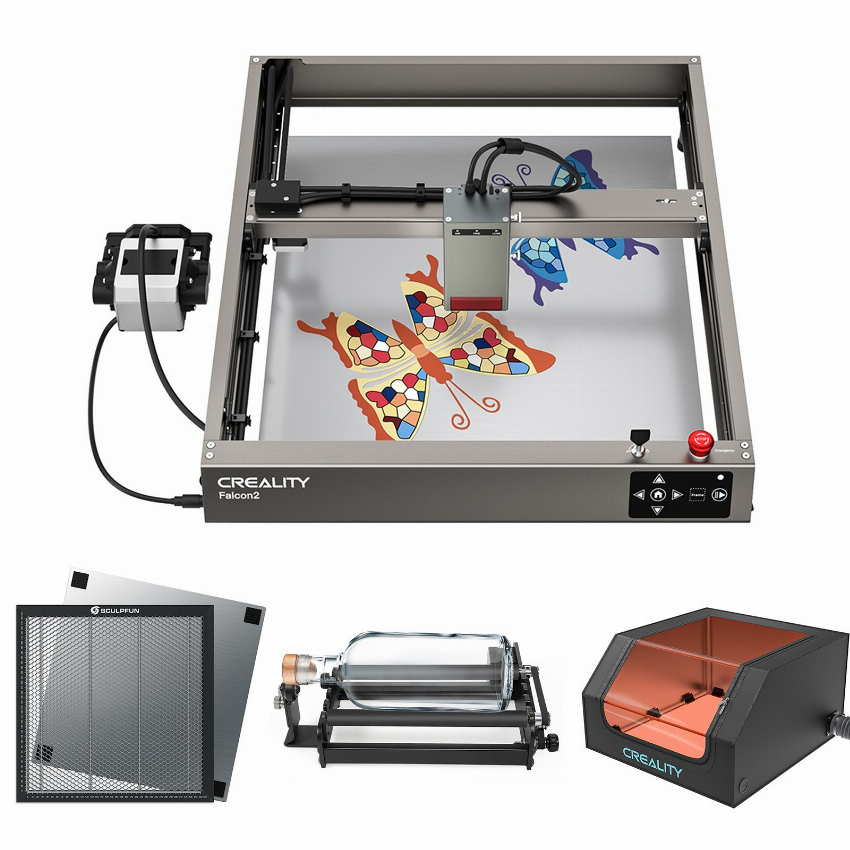 Discount code for Code 1039 Creality Falcon2 40W Laser Engraver with Accessories free shipping at Cafago
