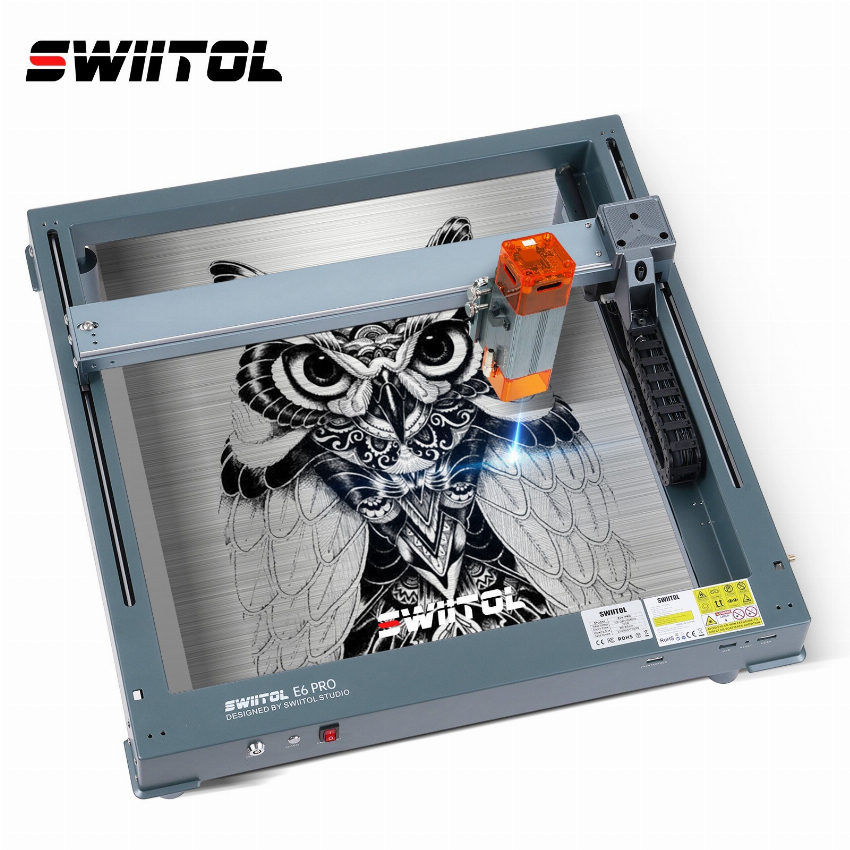 Discount code for Code 189 Swiitol E6 Pro 6W Integrated Structure Laser Engraver free shipping at Cafago