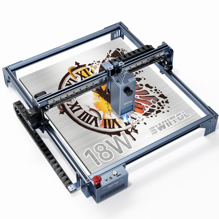 Discount code for Code 319 00 Swiitol C18 Pro 18W Laser Engraving Machine free shipping at Cafago