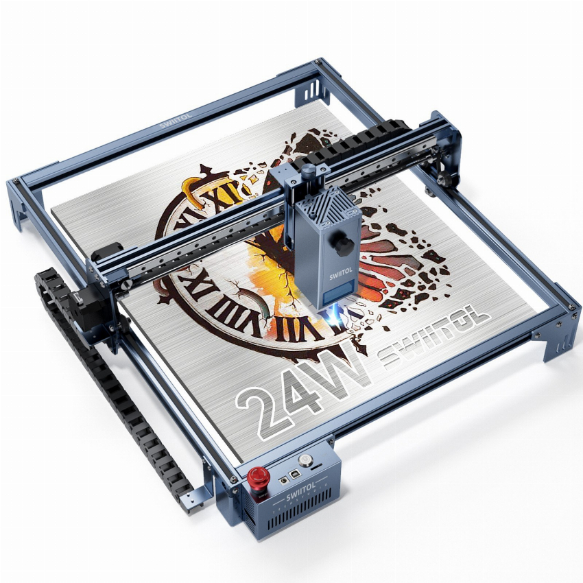 Discount code for Code 369 00 Swiitol C24 Pro 24W Laser Engraving Machine free shipping at Cafago