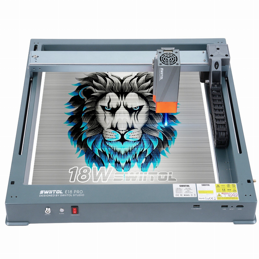 Discount code for Code ED0066 429 00 Swiitol E18 Pro 18W Laser Engraver Integrated Structure free shipping at Cafago