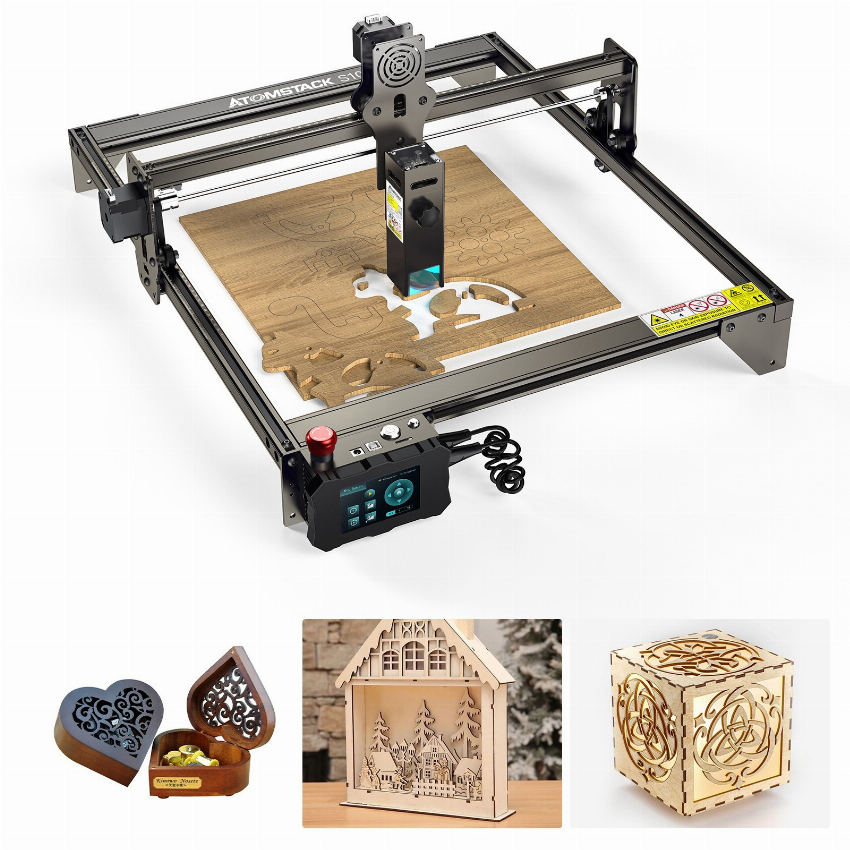 Discount code for Coupon code 299 00 OMSTACK S10 Pro CNC Desktop DIY Laser Engraving Cutting Machine free shipping at Cafago