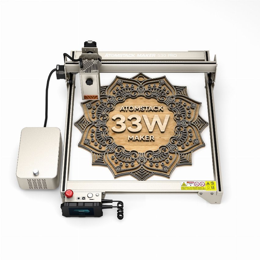Discount code for Coupon code 775 00 Atomstack S30 PRO 33W Laser Engraver free shipping at Cafago