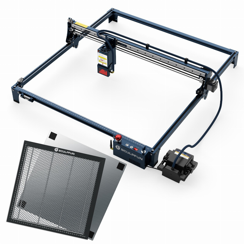 Discount code for Coupon code 839 00 SCULPFUN S30 Ultra 33W Laser Engraver Honeycomb Board Automatic Air Assist free shipping at Cafago