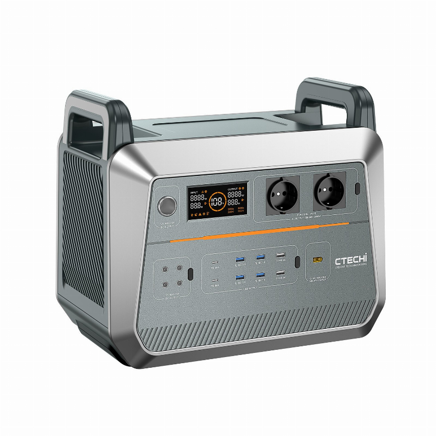 Discount code for CTECHi ST2000 2000W Portable Power Station Built-in 1536Wh LiFePO4 Battery at Cafago