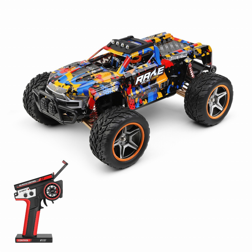 Discount code for Warehouse 22% discount 125 54 WLtoys 104016 1 10 2 4GHz 4WD 55KM H High Speed Off Road Trucks free shipping at Cafago