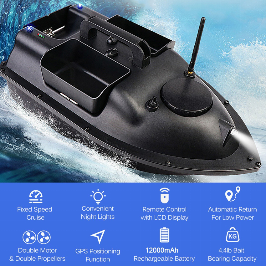 Discount code for Warehouse 38% discount 118 99 12000mAh GPS Fishing Bait Boat at Cafago