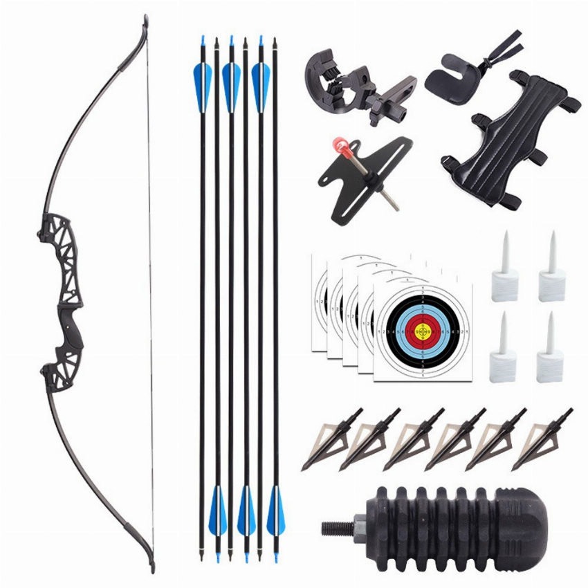 Discount code for Warehouse 45% discount 45 99 Recurve Archery Set Magnesiums-aluminum Bow and 6 Arrows Set free shipping at Cafago