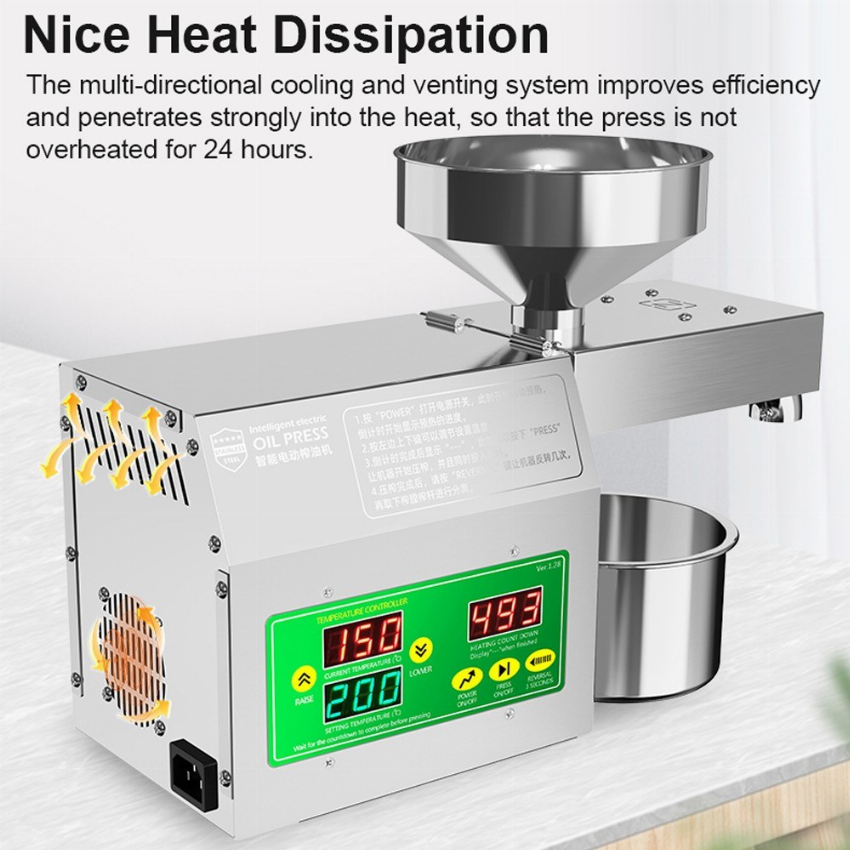 Discount code for Warehouse 51% discount 148 79 820W Electric Oil Press Machine free shipping at Cafago